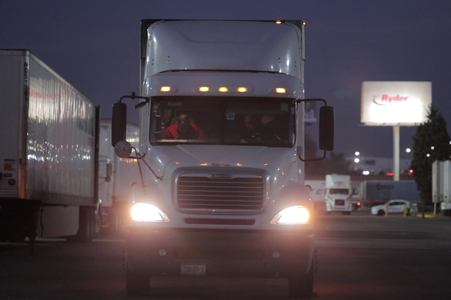 truck at parking lot